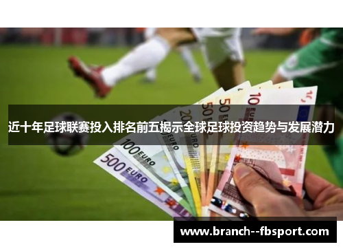近十年足球联赛投入排名前五揭示全球足球投资趋势与发展潜力